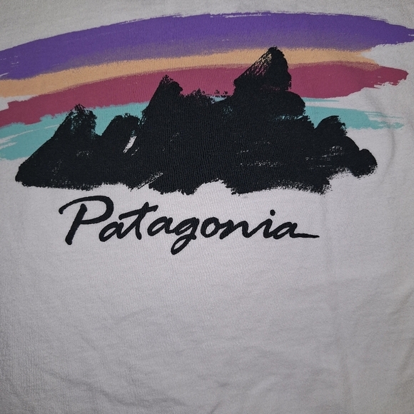 A Patagonia ladies short sleeve t-shirt in a size XS. Pre-loved in great shape - Picture 5 of 5